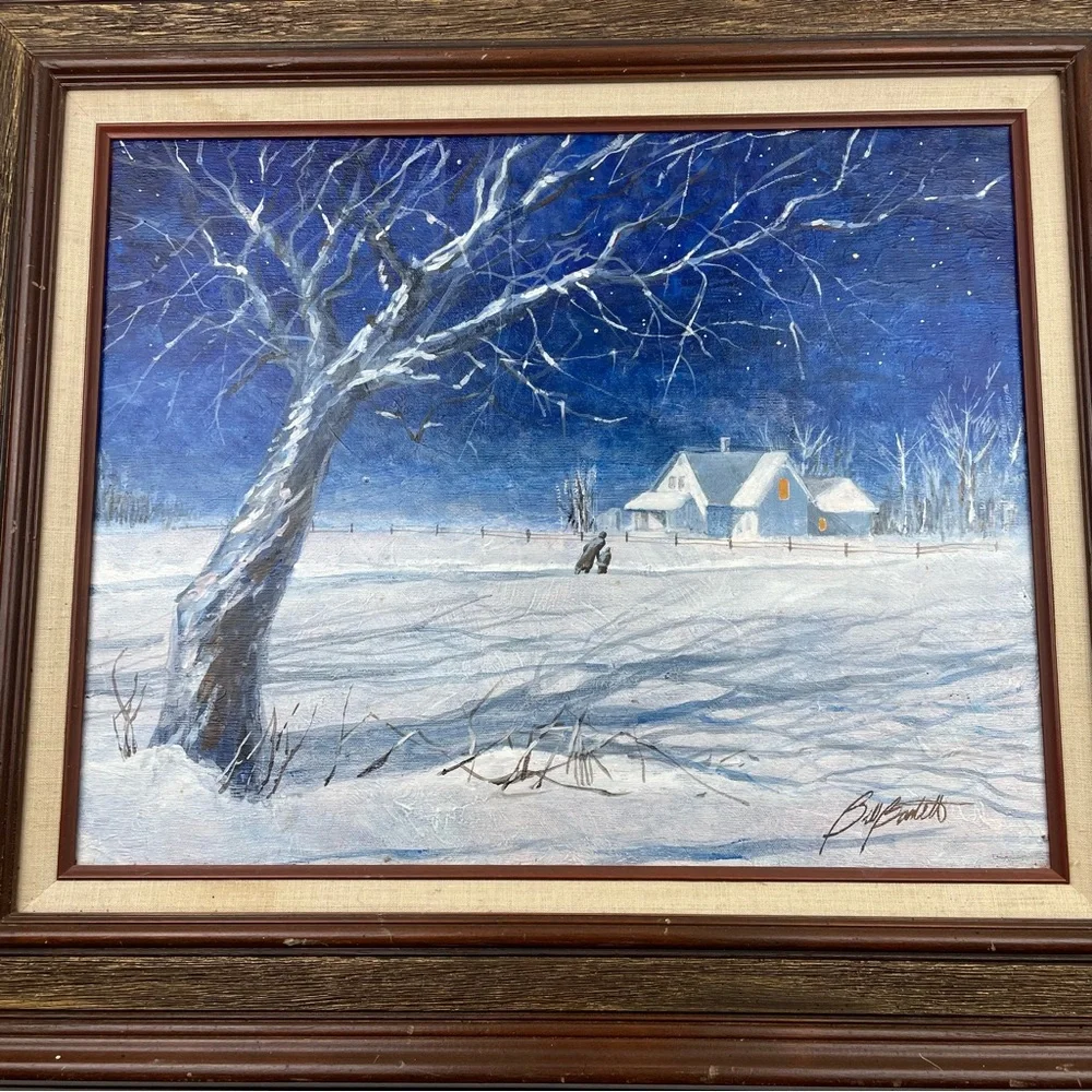Original Bill Bartelt Oil On Painting Canvas - Picture 3 of 10